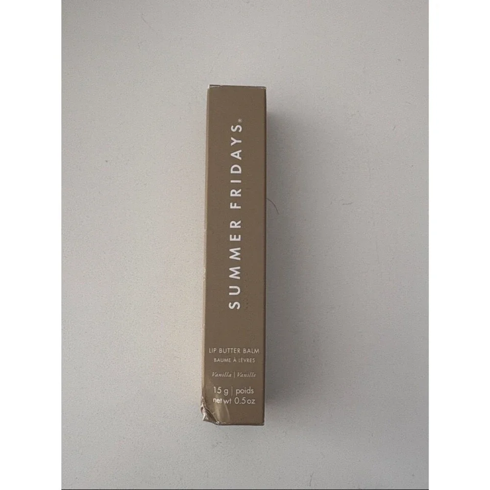 Summer Fridays Lip Butter Balm — Vanilla in Beige Packaging